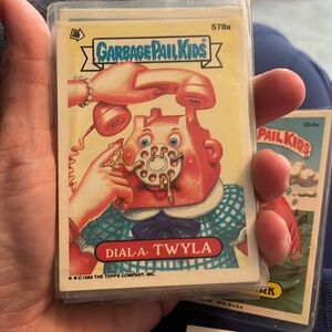 1988 GARBAGE PAIL KIDS STICKERS #578A TWYLA SERIES 14 POP 3 PSA 9 N3965914-252